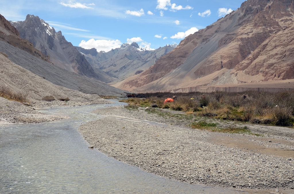 20 Kerqin Camp 3968m Looking West In The Shaksgam Valley After Descending From Aghil Pass On Trek To K2 North Face In China